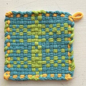 Handwoven Cotton Potholder